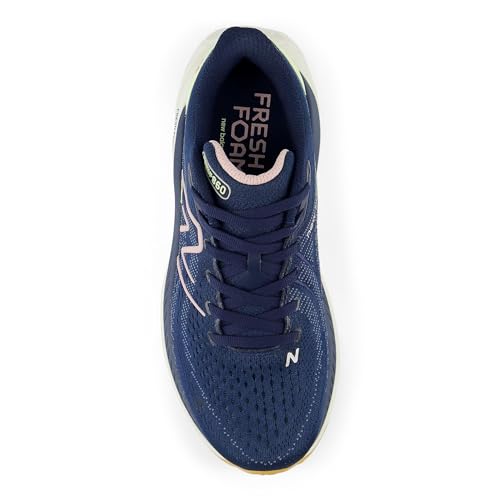 Image of New Balance Women's Fresh Foam X 860 V13 Running Shoe, Nb Navy /Orb Pink /Vintage Indigo, 5 M
