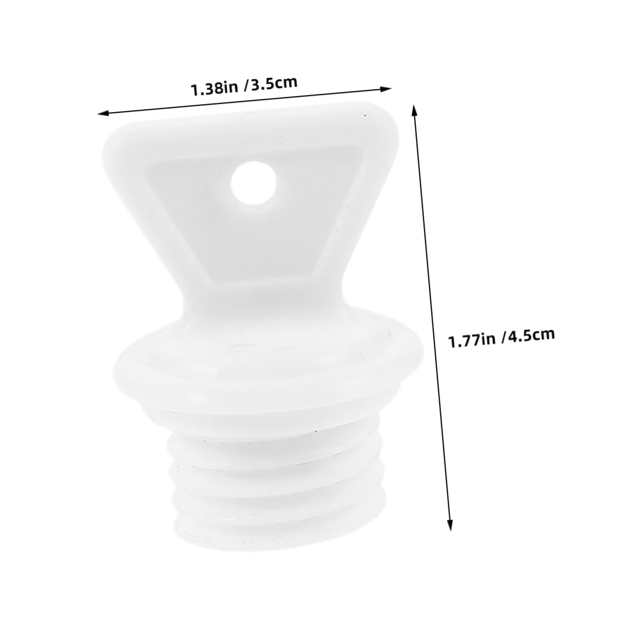 Gogogmee Water Bag Stopper Hot Sealed Hot Water Bottle Plug 2.1cm .7cm h 4 Pack Set