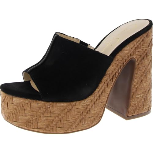 Jessica Simpson Womens Xona2 Peep Toe Slip On Platform Sandals