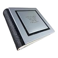 Album Fotografico Artigianale Giove Double - Similpelle Bianco/Macramè | Personalizzabile Con Incisione - Foto 10