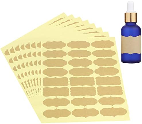 164 Etichette Adesive Carta Kraft - Vintage Scrivibili Per Barattoli, Regali E Organizzazione - Foto 8