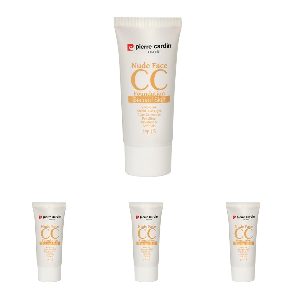 Pierre Cardin Nude Face CC Cream-Porcelain-422 (4 paketi)