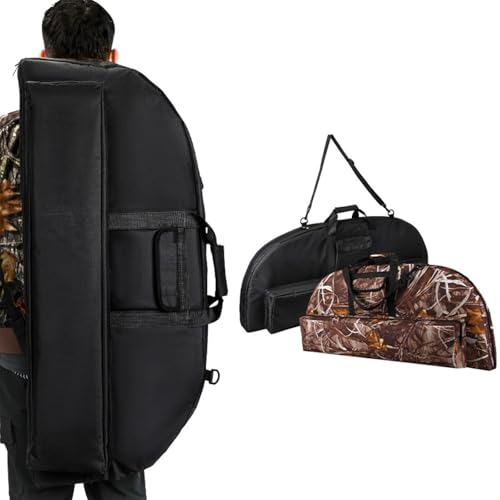 Yuehuamech Sac à dos pour arc à poulies avec multiples poches - Portable - Sac de transport - Housse de rangement de grande capacité - Robuste - Étui pour...