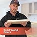 Xpress Cabinet Doors Custom Sized Revere Cabinet Door | Solid Wood Replacement Door for Kitchens, Bathrooms | Unfinished