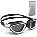 OMID Swim Goggles, Comfortable Polarized Swimming Goggles, Anti-Fog Leak Proof UV Protection Crystal Clear Vision Triathlon Swim Goggles with Protective Bag for Men Women Adult Youth Teens