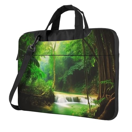 Bolso para portátil KHiry para hombro negro miniatura 1