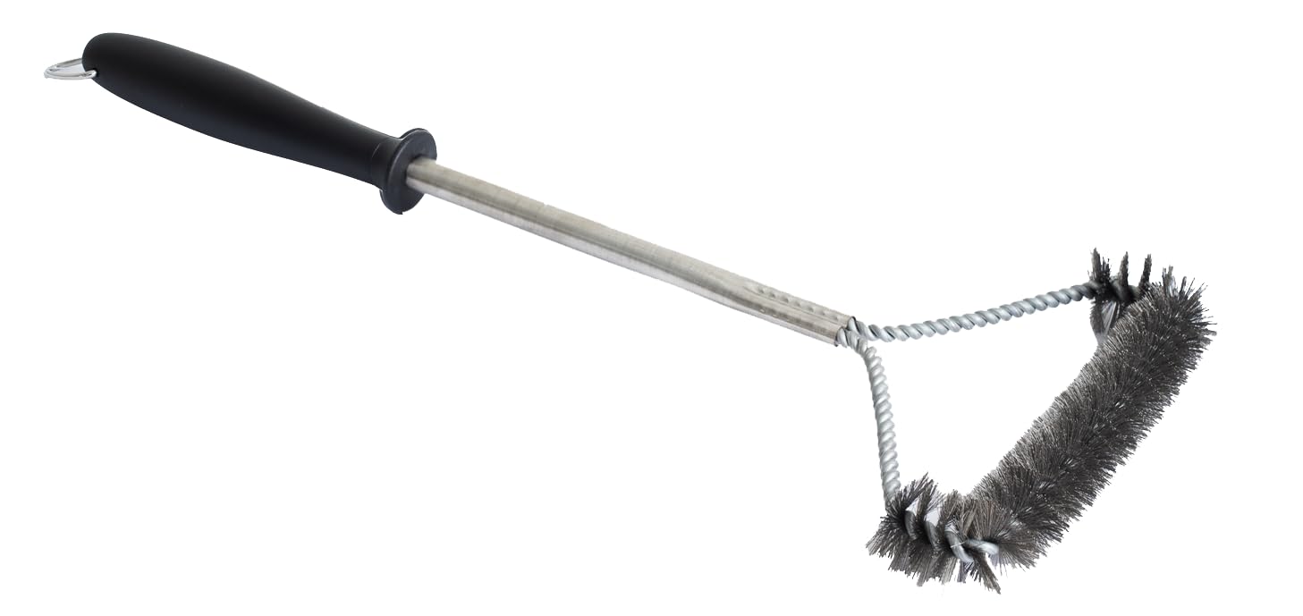 Texas Club Stainless Steel Grill Grate Cleaning Brush Effortless Grilling Maintenance Must Have from B&Q