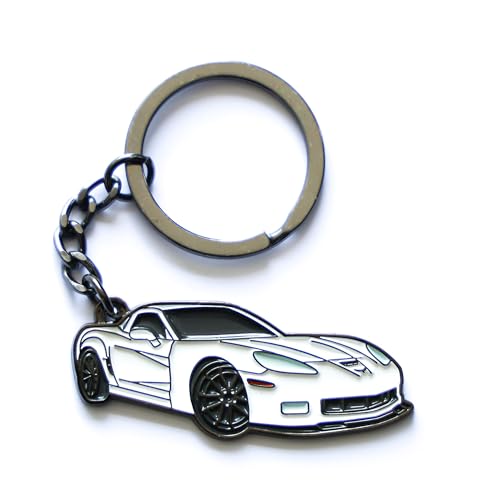 Image of C6 Corvette Keychain - Vette Gifts for Men