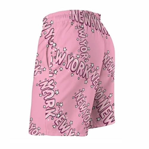 Newyork Mens Swim Trunks Quick Dry Board Shorts Beach Swimwear Bathing Suits4
