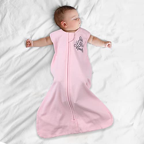 The Peanutshell Wearable Blanket Sleep Sack For Baby Girls, Solid & Pink Floral, Sizes Up To 12 Months (Small/Medium) #TOP3