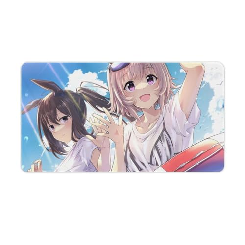 マウスパッド 大型 アドマイヤベガ カレンチャン デスクマット アニメ キャラクター 40X75cm マウス パッド 耐久性良い おしゃれ キーボードマット ゲーミング エッジ周辺強化 柔らかい ズレにくい 滑り止め 学習 ゲーム用 オフィス/家庭/装飾に最適 水洗い 清潔しやすい 男女兼用 可愛い（Amazon）