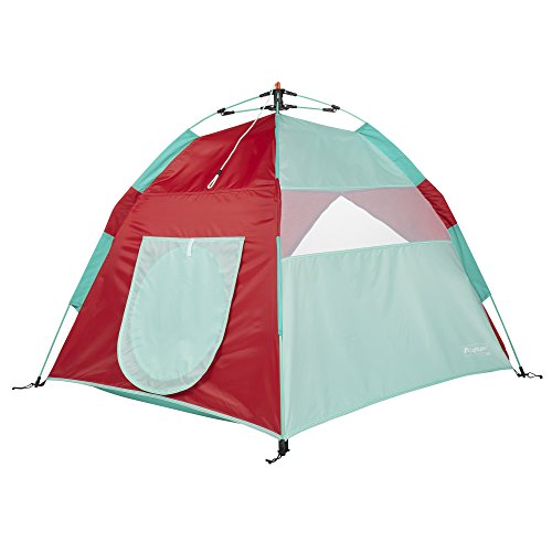 Lightspeed Outdoors Kids Fort Pop-Up Play Tent with Safety Lock & Tunnel Entrance with UPF 50+ Sun Protection