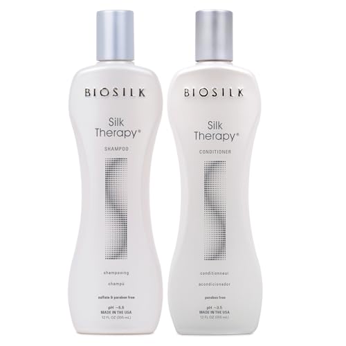 Biosilk Silk Therapy Duo Set Shampoo et après-shampooing, 340 ml