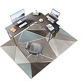 Laegnfho 140 x 180 cm Alfombrilla Protectora para Suelo Grande Antideslizante para Silla de Oficina, Alfombra para Silla de Oficina Silla De Escritorio, Alfombra para Juegos para Parquet