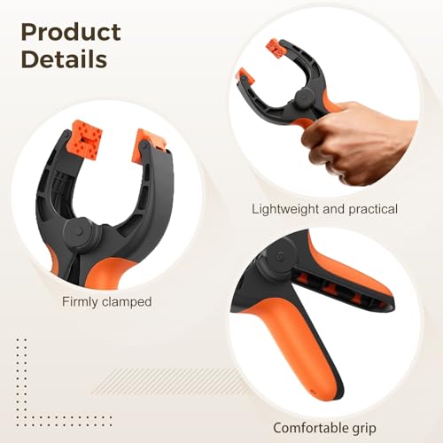Pinces en A de 15,2 cm lot de 8 avec mâchoire rotative pour bricolage