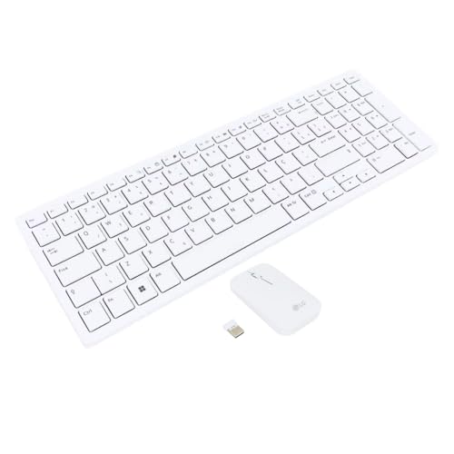 Kit Teclado, Mouse e Receptor Bluetooth All in One LG 24V70Q-G, Conexão Sem Fio