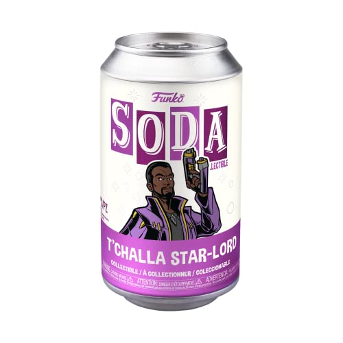 Funko Vinyl SODA: Marvel Friday What If, Starlord T'Challa, 1/6 Odds for Rare Chase Variant, Collectable Vinyl Figure - Image 2