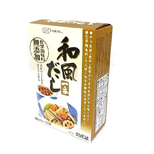 創健社 和風だし一番(化学調味料無添加) 8g×10袋