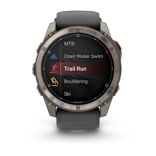 Image of Garmin Fenix 8 Pro 51 mm AMOLED - Multisport Smartwatch, 1.4 inch Touch Display, Up to 27 Days Battery Life, Maps, 80+ Sports Apps, ECG, Flashlight, LTE Telephony & 24 /7 SOS Emergency Call (Subscription