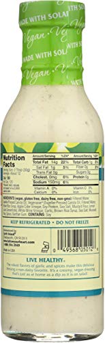 FOLLOW YOUR HEART DRSSNG CREAMY GARLIC DF 12OZ
