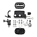 Wilwood 261-15665-BK Compact Tandem M/C w/RH Brkt and Valve