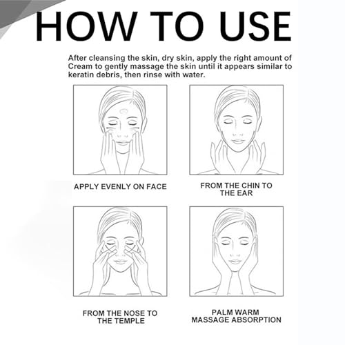 Retinol Face Cream with Hyaluronic Acid & Vitamin E - Collagen Cream - Anti Wrinkle Face Cream - Skin Lightening Cream - Dark Spot Remover - Anti Aging Face Cream - Night Cream for Women - Image 8