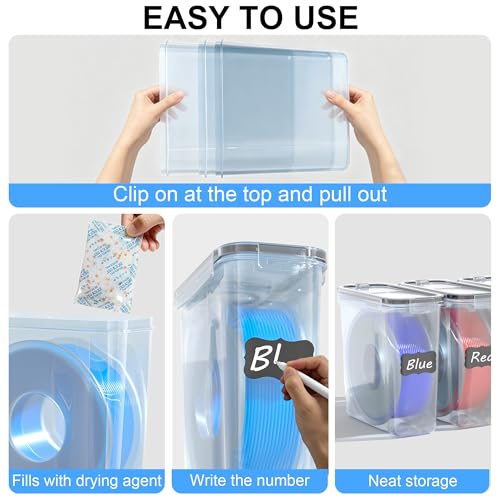 Boîte filament 3D étanche à l'humidité pour impression sans défauts
