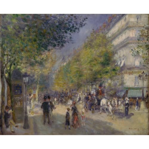 Impression giclée Renoir Grande Boulevards affiche murale 61x81