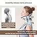zenopax Cervical Neck Traction Device,Neck Stretcher for Neck Traction and Support,with Air Pump and 8 Built-in Airbag Support,Adjustable Neck Traction Devices for Home Use to Relieve Neck Pain