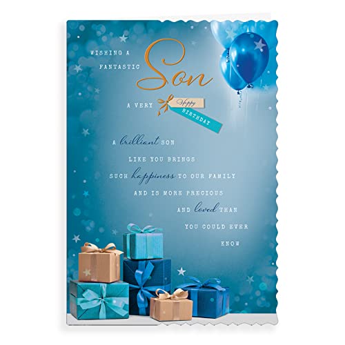 Birthday Card Son - 9 x 6 inches - Avant Garde Studios