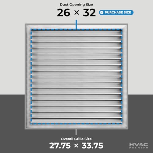 Grille HVAC aération étanche aluminium 66x81 grille ventilation extérieure - 3