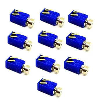 INVENTO 10Pcs Mini Vibration motor Electric Toys Motor DC 3V 4x8mm 20000 rpm for DIY