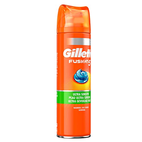 Gillette Fusion 5 Rasiergel Männer, 200 ml, Ultra Sensitiv, schützt und kühlt die Haut - Image 7