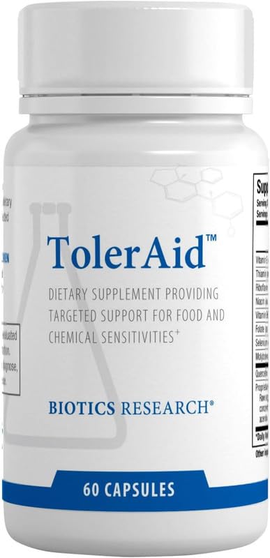Evorina Biotics Research TolerAid – Designed and Clinically Tested by Dr. Mark Force, Supports Healthy Functioning of Liver Detoxification Pathways, Urea Cycle, Methylation. Vitamin E, Riboflavin 60 Capsules | High Strength Herbal Supplement | Clean Label Ayurvedic Wellness-image-27