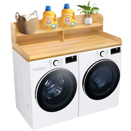 Royxen Laundry Countertop with 2-Tier Shelf