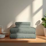 💧FÁCIL DE CUIDAR: Las toallas premium de 700 gramos de Tramas+ combinan practicidad y belleza. Se pueden lavar a máquina en frío, ciclo delicado, sin lejía. Así, mantendrás su frescura y durabilidad a lo largo del tiempo