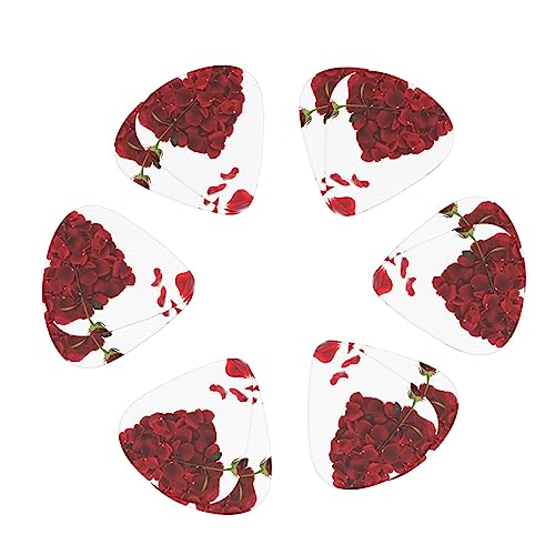 Médiator de guitare en forme de pétales de fleurs – 12 médiators tendance et durables – Dans une boîte pour ukulélé, guitare électrique et basse - Les Beatles, Paul McCartney, John Lennon, RIngo Starr, George Harrison Médiator de guitare en forme de pétales de fleurs - 12 médiators tendance et durables - Dans une boîte pour ukulélé, guitare électrique et basse – Image 3
