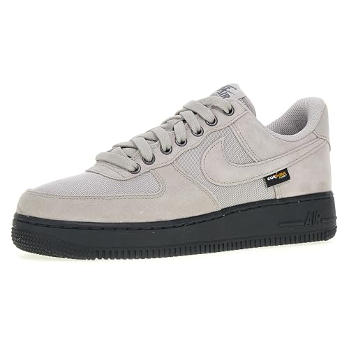 Nike Air Force 1 '07, Sneaker Hombre, Lt Iron Ore Lt Iron Ore Black Smoke Grey, 40.5 EU