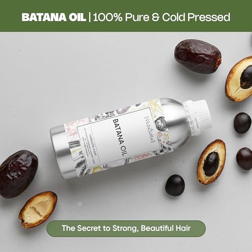 Image of VedaOils Batana Hair Oil 100ml | Pure & Unrefined Batana Oil for Hair Growth | For Thicker, Stronger Hair & Scalp Nourishment | Cold Pressed Wellness Oil