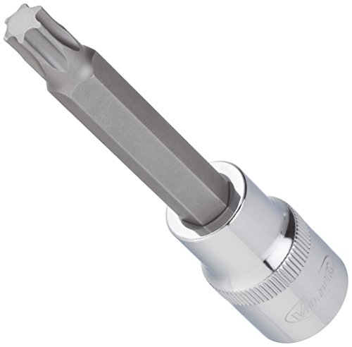 Vigor V2172 Torx Screwdriver Socket Bit, T70 mm, L 100 mm, 1/2", Multi-coloured, T 70