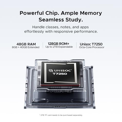 Image of P11 Pro Android Tablet, 11 inch Tablet, 48GB RAM+128GB ROM, Android 16 Tablet with Gemini AI, 2.4K 90Hz, T7250 Octa-Core, 8800mAh, 13MP+5MP, 5G WiFi, Tablet with Pen, Keyboard, Mouse-Purple