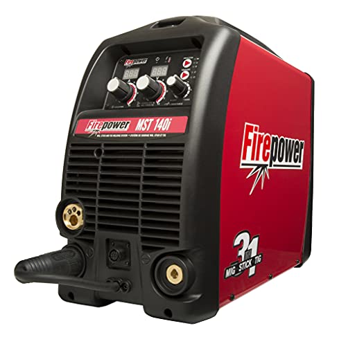 Firepower 1444-0870 Mst 140I 3-In-1 Mig, Stick And Tig Welding System, 140 Amp Max Output, 3/16" Max Plate Thickness, 5,000 Watt Generator, 115 Vac, Dc Output #TOP1