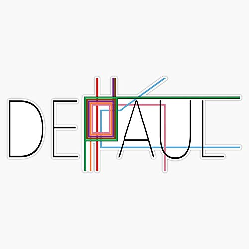 Depaul University Chicago Train System Sticker Sticker Vinyl Waterproof Sticker Decal Car Laptop Wall Window Bumper Sticker 5
