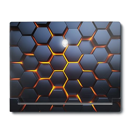 Image of MightySkins Skin Compatible with Alienware X16 R1 (2023) Full Wrap Kit - Lava Hex | Protective, Durable, and Unique Vinyl Decal wrap Cover | Easy to Apply, Remove, and Change Styles | Made in The USA