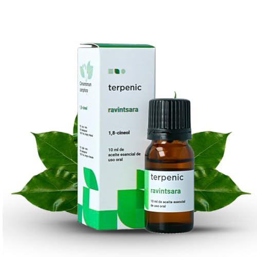 Terpenic Ravintsara Aceite Esencial | Quimiotipado | Confort Respiratorio, Fortalece Defensas Naturales, Uso en Difusor, Tópico y Oral | Bienestar Responsable para Respiración y Cuidado Integral