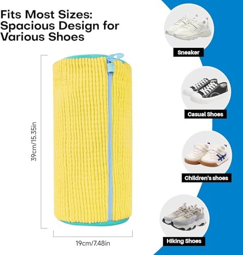 Image of Dangfly Reusable Shoe Washing Bag for Laundry - Multicolour