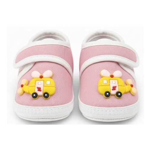 Image of PureSole Cotton Baby Shoes for 6-12 Months | Lightweight & Breathable Booties with Flexible Anti-Skid Sole | Casual Shoes for Baby Boys & Baby Girls