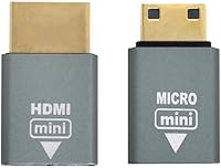 Vista 8 de xiwai 2 unids/set HDMI a micro HDMI tipo A a tipo D conector macho socket para frambuesa PI 3B/3B+/4B opuesto U forma trasera en ángulo