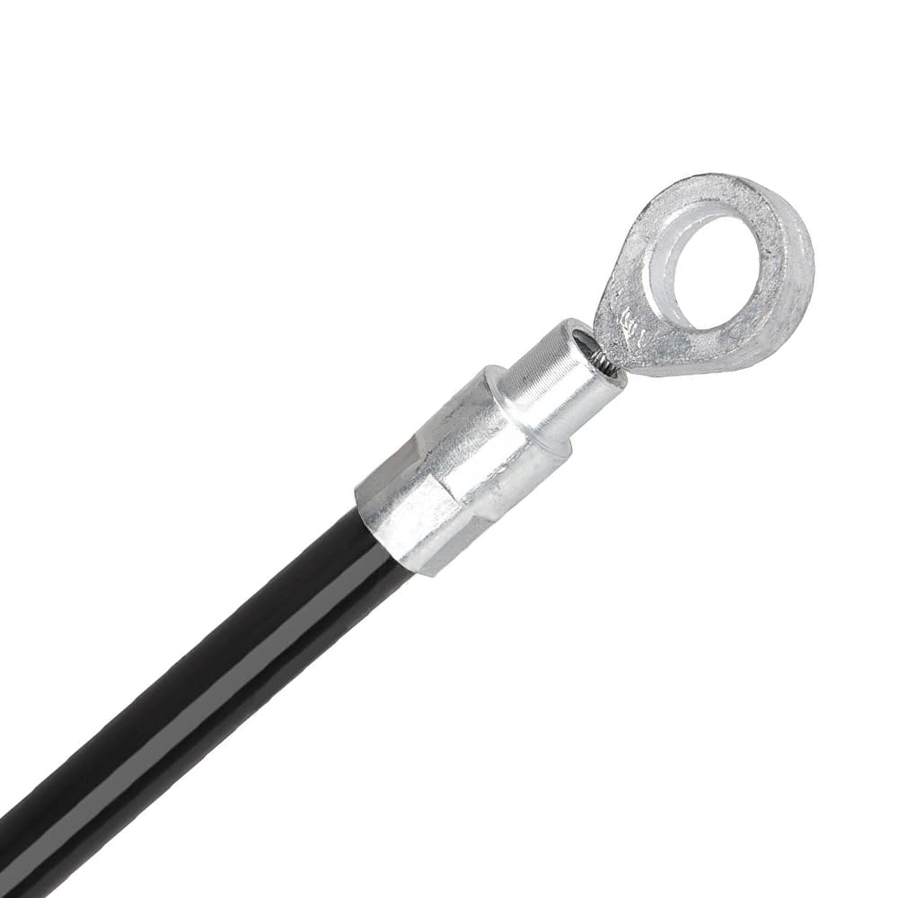 Baceyong - Cable de freno y embrague (1,8 m/5,9 pies, acero inoxidable, 2009-2013, compatible con Harley Road King Tri Glide Electra Glide, embrague de freno de acero trenzado para motocicleta