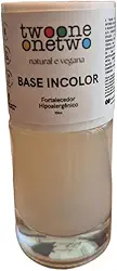 Esmalte Hipoalergênico Fortalecedor 10ml - Twoone Onetwo (Base Incolor)